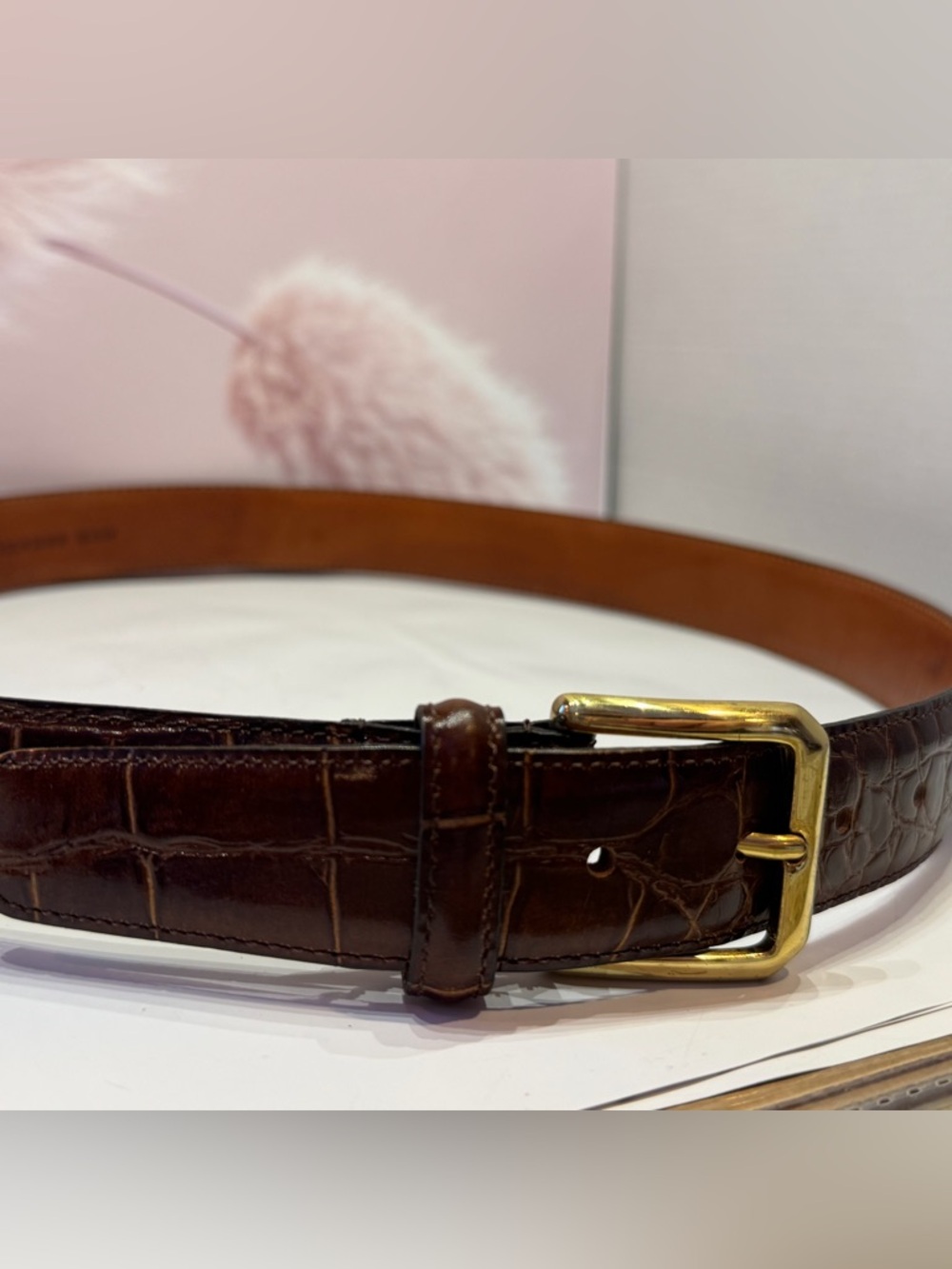 Peterborough Row Belt Alligator
Grain Steerhide Brown